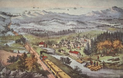 Railroad Through to the Pacific by American School